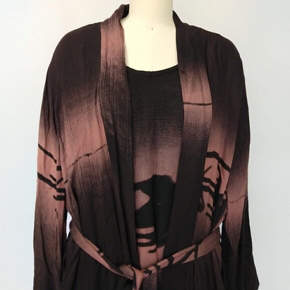 Bamboo 100% Rayon Art to Wear Top Sweater Set One Size New Lagenlook Womens - Picture 2 of 11